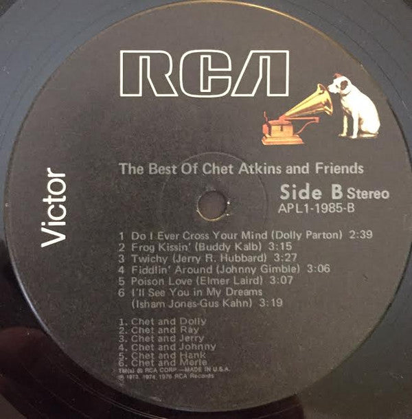 Chet Atkins : The Best Of Chet Atkins And Friends (LP, Comp, Ind)