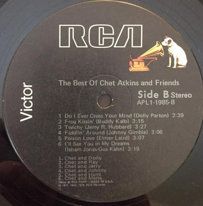 Chet Atkins : The Best Of Chet Atkins And Friends (LP, Comp, Ind)