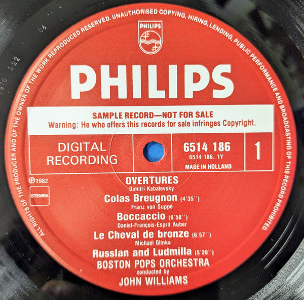 John Williams (4), The Boston Pops Orchestra : Pops Around The World (LP, Album, Smplr)