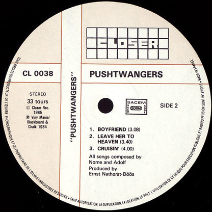 Pushtwangers : Pushtwangers (LP, MiniAlbum)