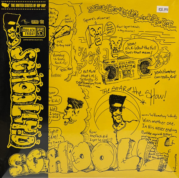 Schoolly D : Schoolly-D (LP, Album, RSD, Ltd, RE, Yel)