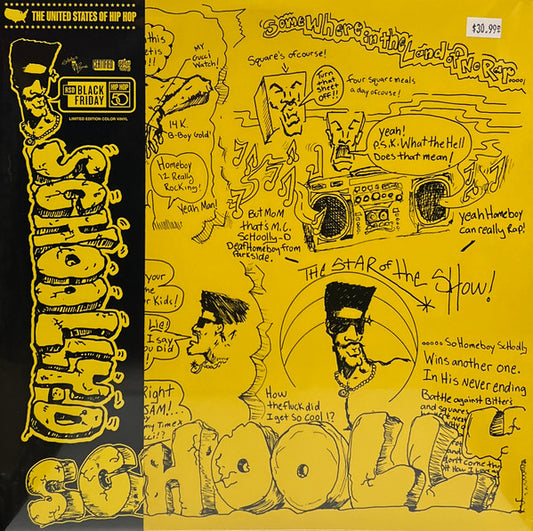 Schoolly D : Schoolly-D (LP, Album, RSD, Ltd, RE, Yel)