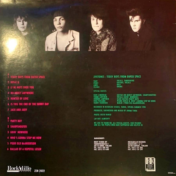 Jivetones : Teddy Boys From Outer Space (LP, Album)