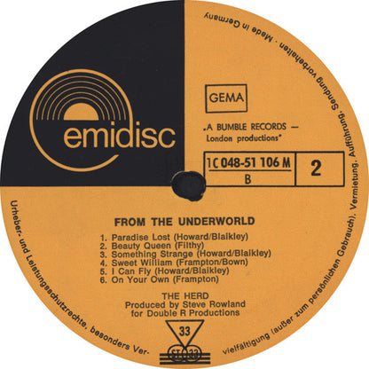 The Herd* : From The Underworld (LP, Comp)