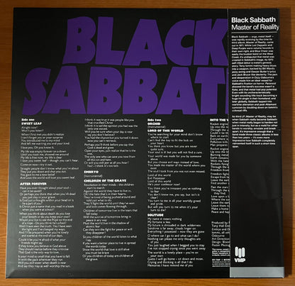 Black Sabbath : Master Of Reality (LP, Album, Club, Ltd, RE, Pur)