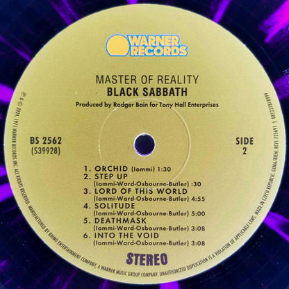 Black Sabbath : Master Of Reality (LP, Album, Club, Ltd, RE, Pur)