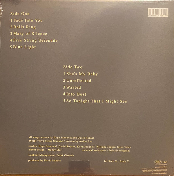 Mazzy Star : So Tonight That I Might See (LP, Album, RE, Vio)