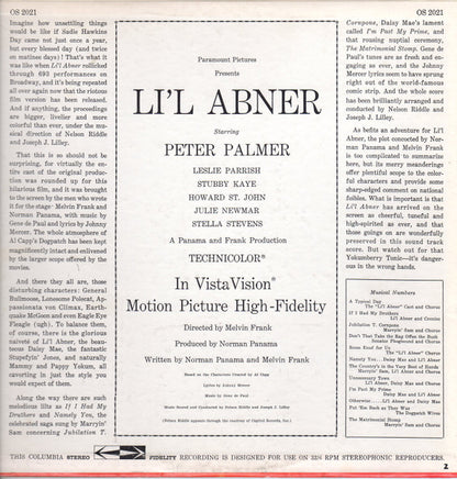 Various : Li'l Abner (The Original Sound-Track Score From The Paramount Picture) (LP, Album)