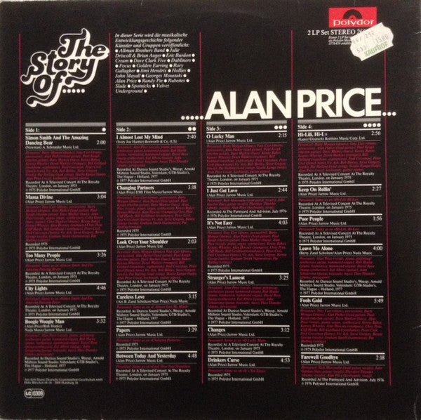 Alan Price : The Story Of Alan Price (2xLP, Comp)