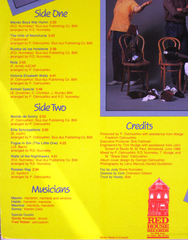 Peter Ostroushko Presents The Mando Boys : Peter Ostroushko Presents The Mando Boys (LP, Album)