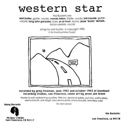 The Buckets : Cowgirls / Western Star (7")