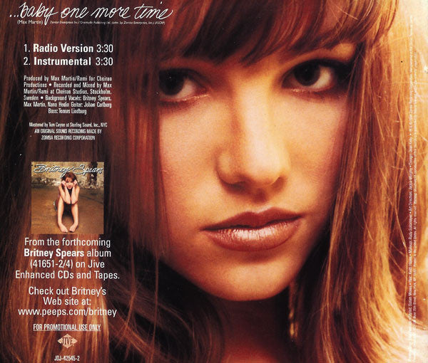 Britney Spears : ...Baby One More Time (CD, Single, Promo, Dig)