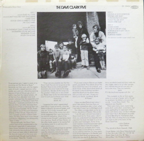 The Dave Clark Five : The Dave Clark Five (2xLP, Comp, Pit)