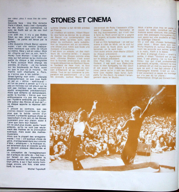 The Rolling Stones : «L'âge D'or» Des Rolling Stones - Vol.11 - Get Yer Ya-Ya's Out (LP, Album, RE)
