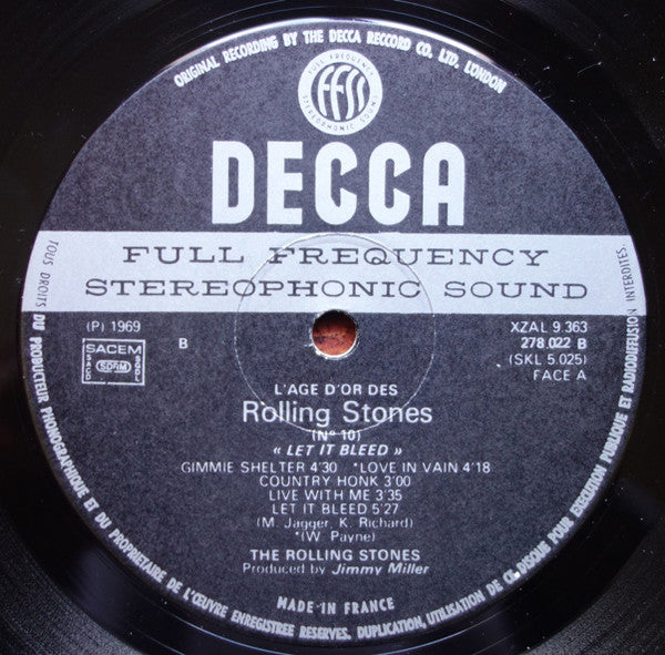 The Rolling Stones : «L'âge D'or» Des Rolling Stones - Vol 10 - Let It Bleed (LP, Album, RE)