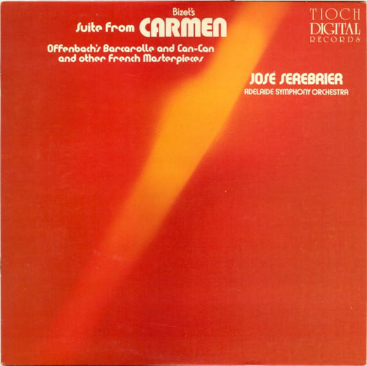 Jose Serebrier, Adelaide Symphony Orchestra : Suite From Bizet's Carmen, Offenbach's Barcarolle And Can-Can And Other French Masterpieces (LP)