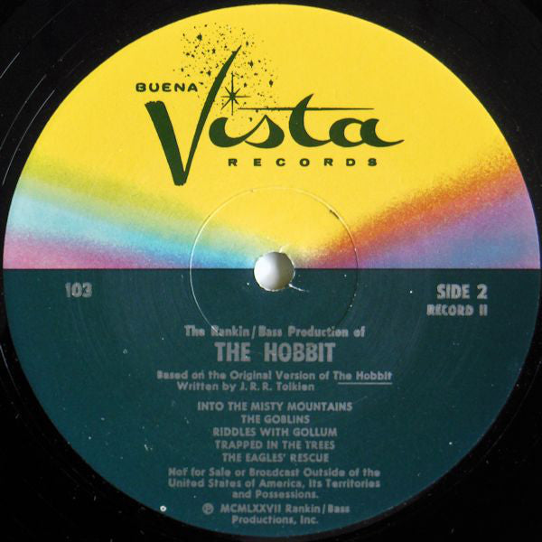 Rankin / Bass : The Hobbit (The Complete Original Soundtrack) (2xLP + Box, Dlx, S/Edition, Del)