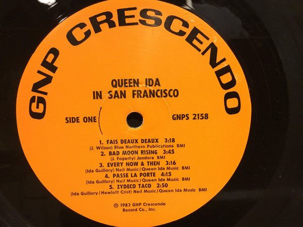 Queen Ida And Her Zydeco Band* : In San Francisco (LP, Album)