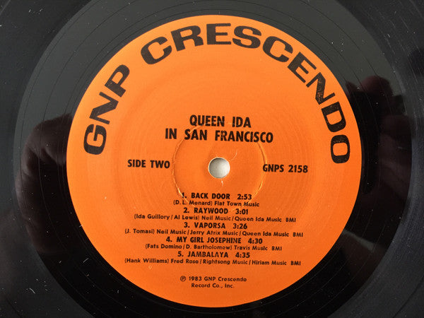 Queen Ida And Her Zydeco Band* : In San Francisco (LP, Album)