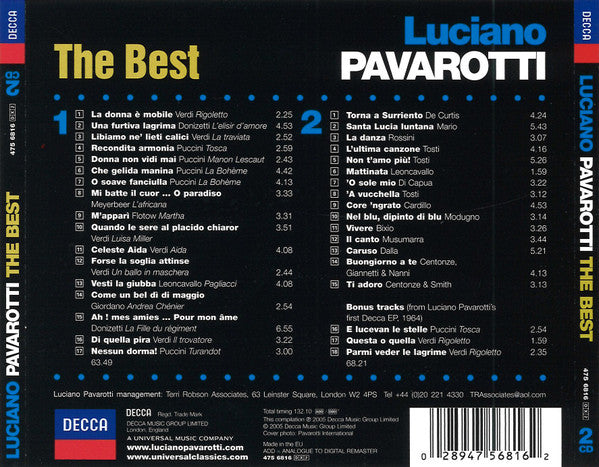 Luciano Pavarotti : The Best (2xCD, Comp)