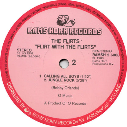 The Flirts : Flirt With The Flirts (2xLP, Comp, Gat)