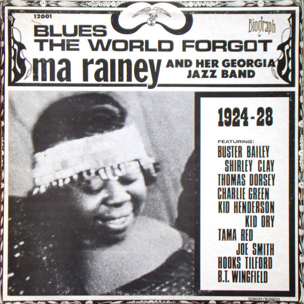 Ma Rainey And Her Georgia Band : Blues The World Forgot (LP, Comp)