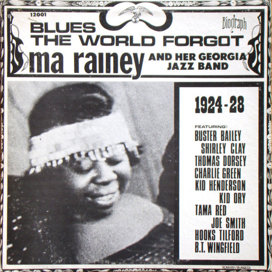 Ma Rainey And Her Georgia Band : Blues The World Forgot (LP, Comp)
