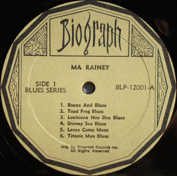 Ma Rainey And Her Georgia Band : Blues The World Forgot (LP, Comp)