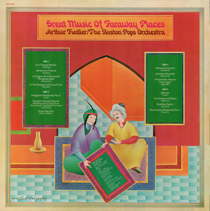 Arthur Fiedler / The Boston Pops Orchestra : Great Music Of Faraway Places (2xLP, Comp, Club)