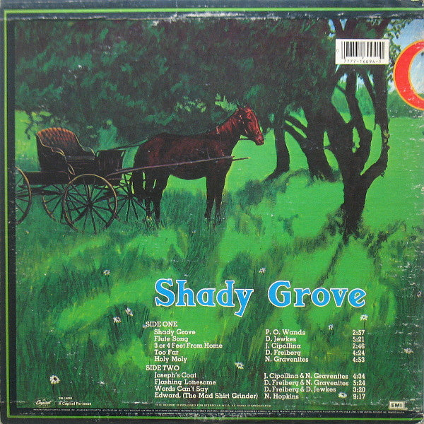 Quicksilver Messenger Service : Shady Grove (LP, Album, RE)