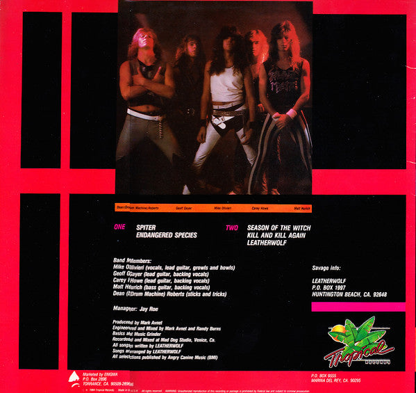 Leatherwolf : Leatherwolf (12", EP, All)