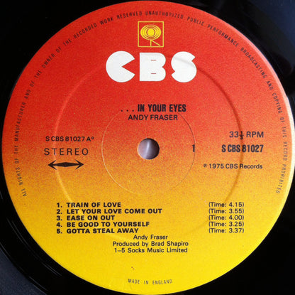 Andy Fraser : ...In Your Eyes (LP, Album)