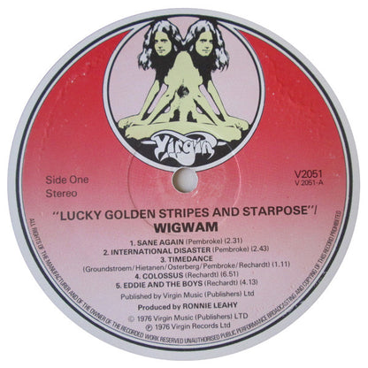 Wigwam (3) : Lucky Golden Stripes And Starpose (LP, Album)