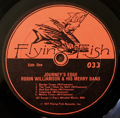 Robin Williamson & His Merry Band : Journey's Edge (LP, Album, All)