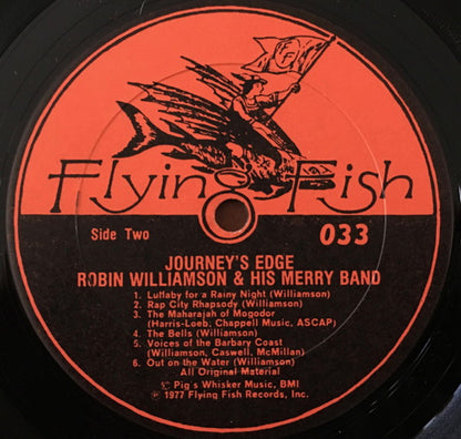 Robin Williamson & His Merry Band : Journey's Edge (LP, Album, All)