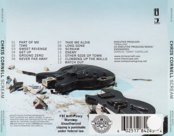 Chris Cornell : Scream (CD, Album)