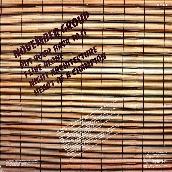 November Group : Persistent Memories (12")