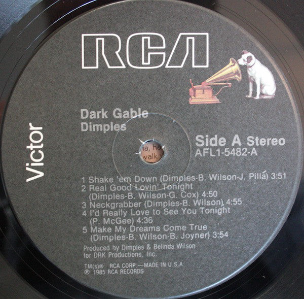 Richard 'Dimples' Fields : Dark Gable (LP, Album)