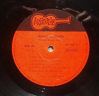 Mance Lipscomb : Texas Blues And 3 Other Songs (LP, Album)