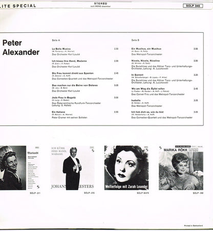 Peter Alexander : Peter Alexander (LP, Album)