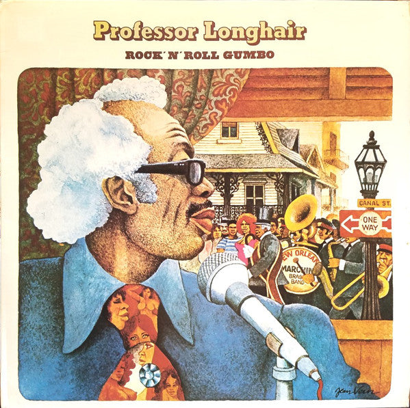Professor Longhair : Rock 'N' Roll Gumbo (LP, Album, RE)