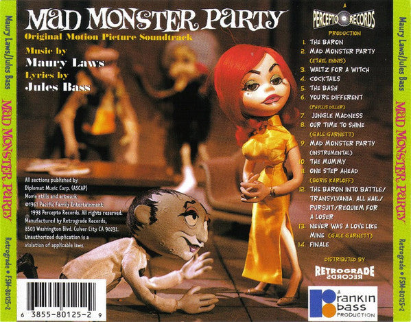 Maury Laws / Jules Bass : Mad Monster Party (Original Motion Picture Soundtrack) (CD, Album)