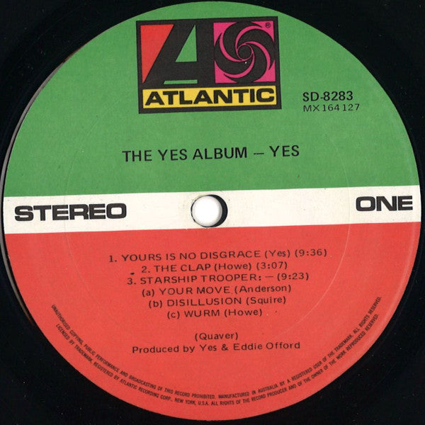 Yes : The Yes Album (LP, Album)