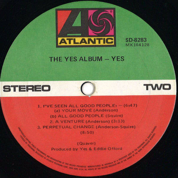 Yes : The Yes Album (LP, Album)