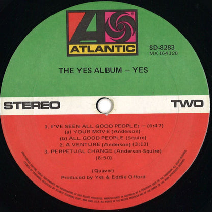 Yes : The Yes Album (LP, Album)