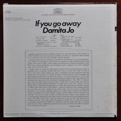 Damita Jo : If You Go Away (LP, Album)