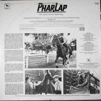 Bruce Rowland (2) : Phar Lap (Original Motion Picture Soundtrack) (LP, Album)