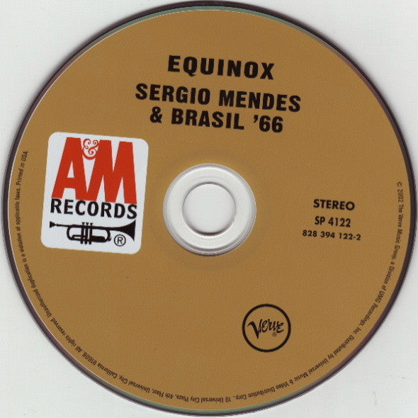Sérgio Mendes & Brasil '66 : Equinox (CD, Album, Ltd, RE, RM)