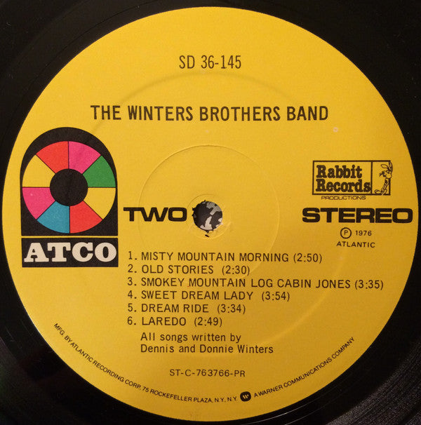The Winters Brothers Band : The Winters Brothers Band (LP, Album, PR )
