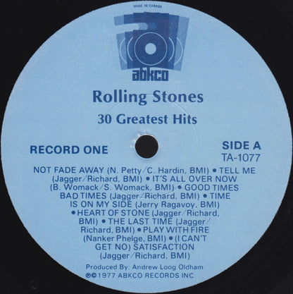 Rolling Stones* : Greatest Hits Vol. 1 (LP, Comp)